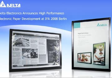 Delta Electronics показала новую электронную бумагу